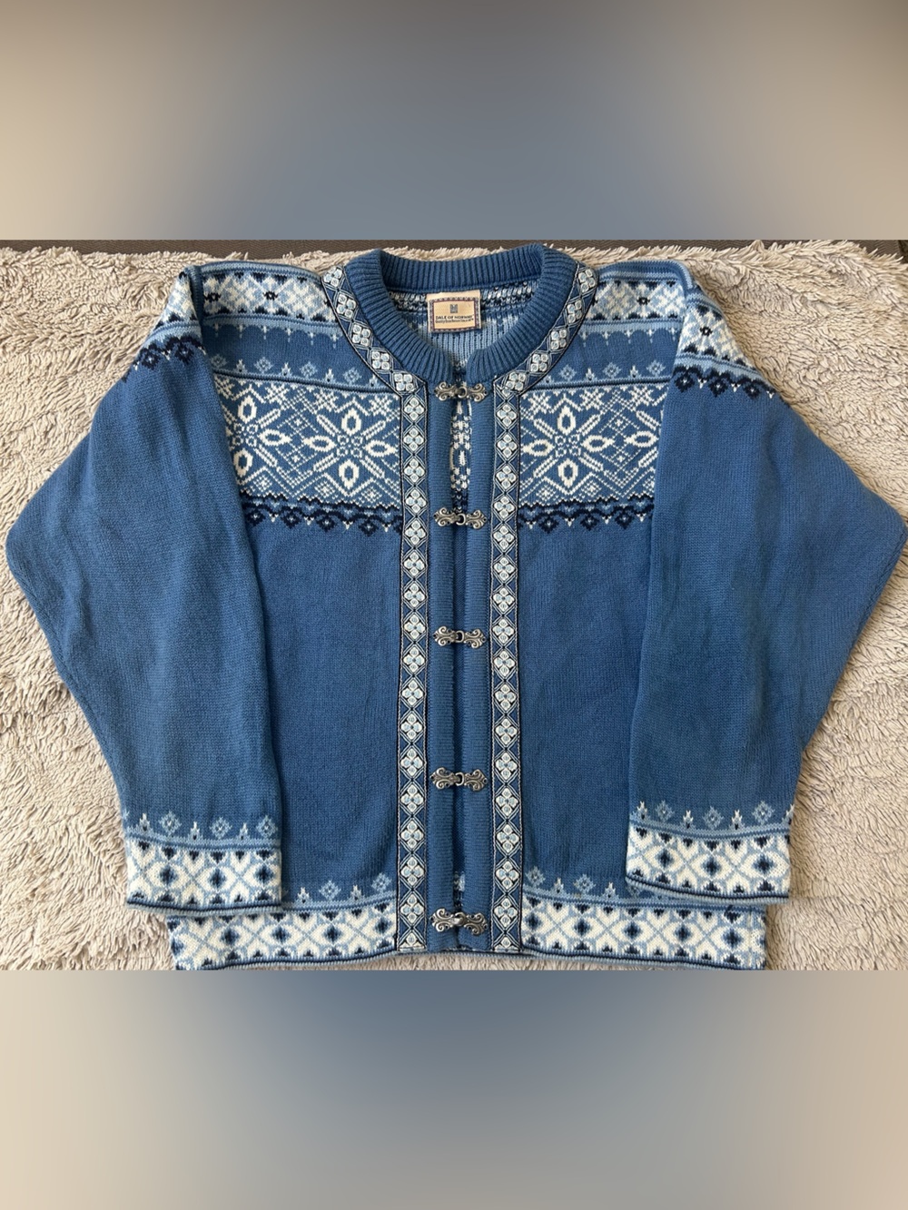 Dale of Norway Vintage pure wool Nordic Cardigan